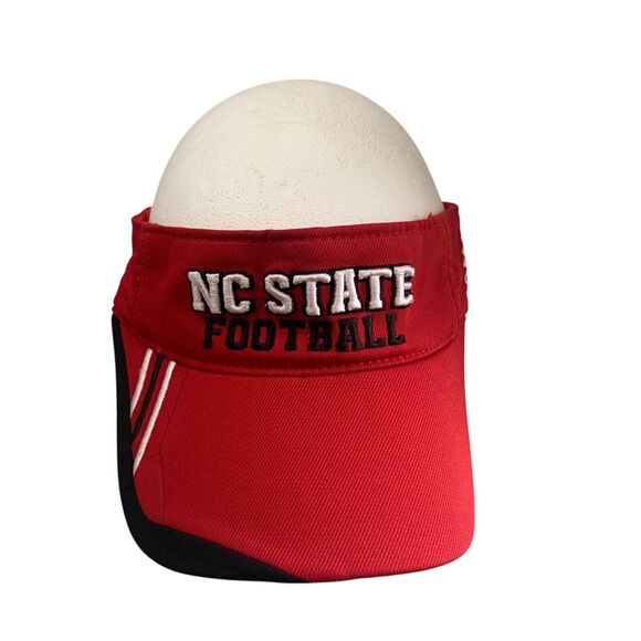Adidas NC State Wolfpack Adjustable Climalite Embroidered Football NCAA Visor - Picture 16 of 16